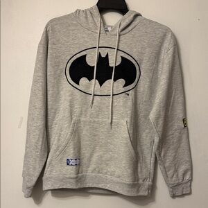Batman Light Gray Hoodie Sweater